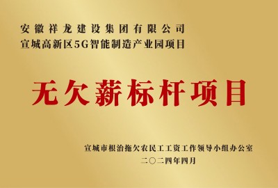 5G無欠薪標桿項目